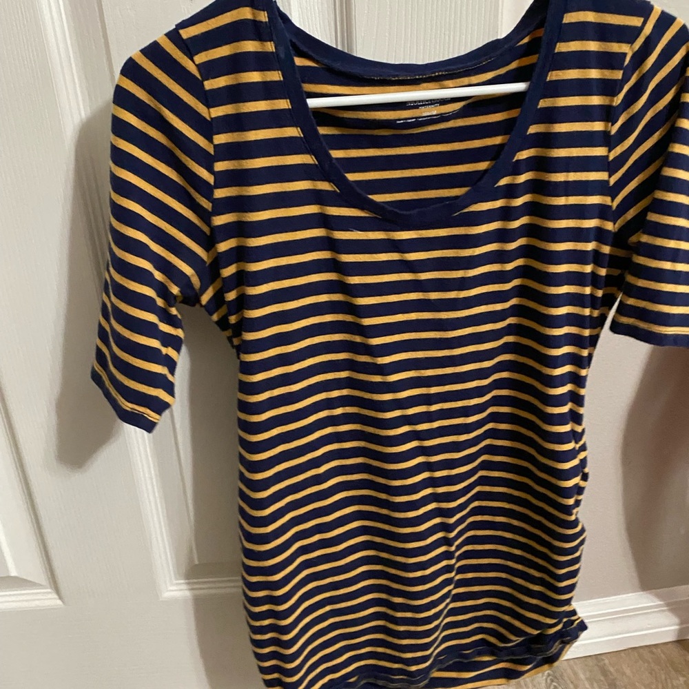Maternity striped shirt